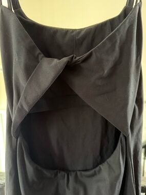 Black Twist-Back Women's Dress